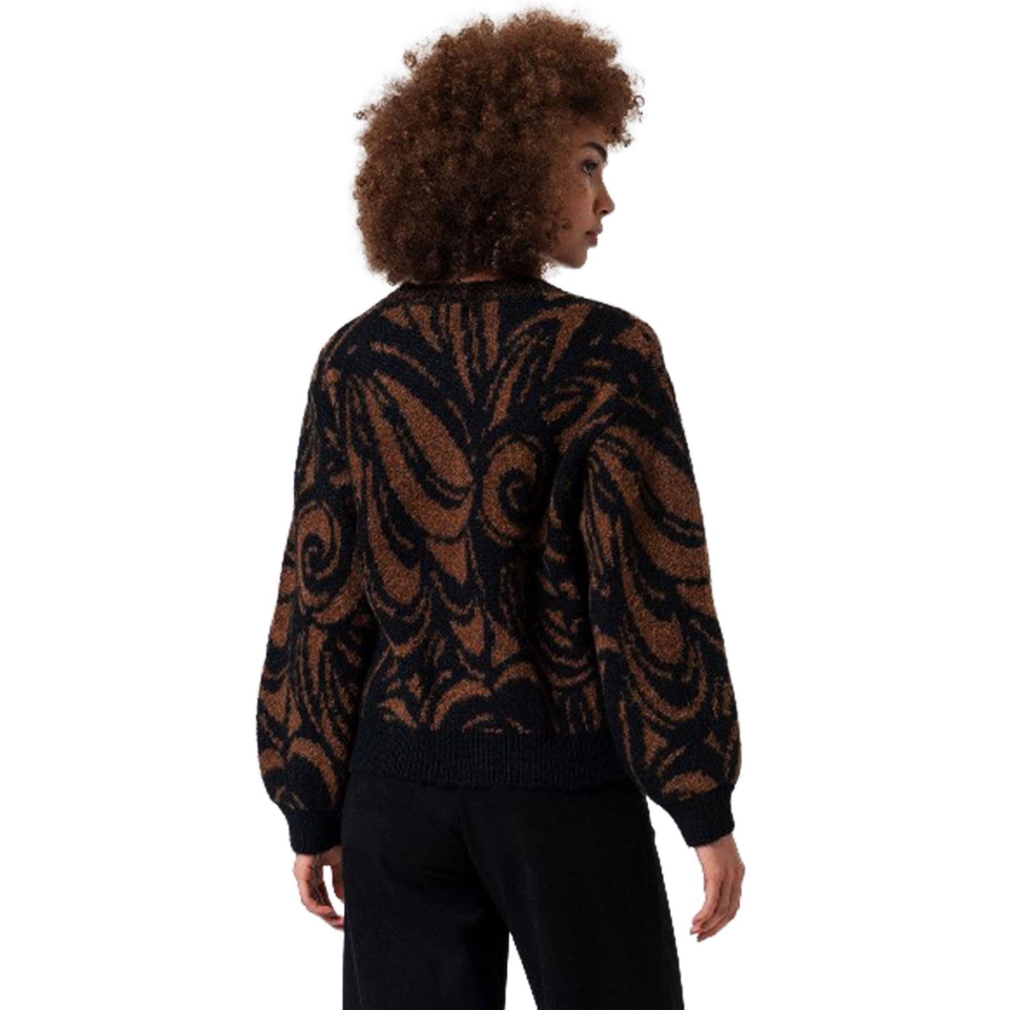 SURKANA - Maglione girocollo con maniche a sbuffo-SURKANA-VIALESCARPE