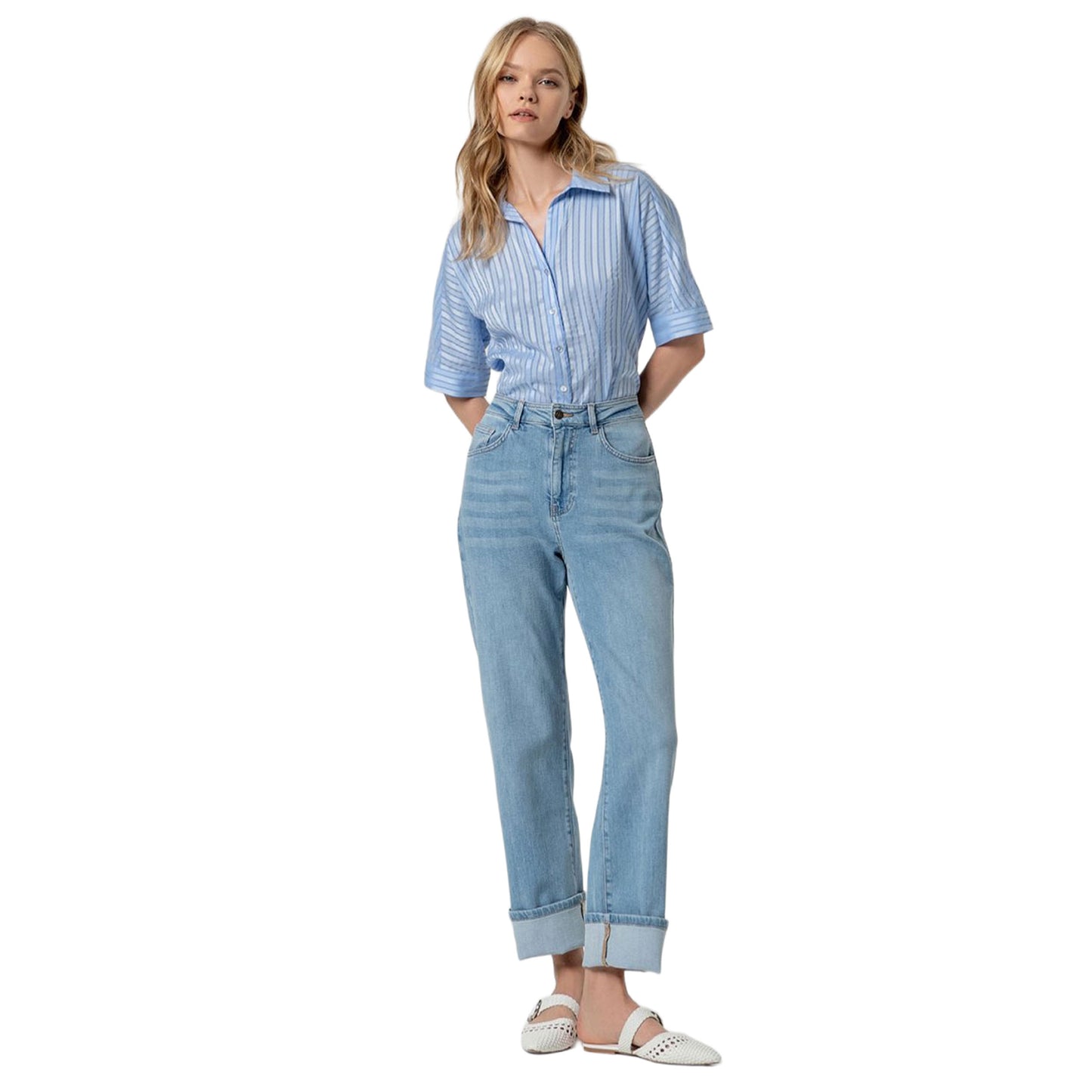 SURKANA Pantaloni Baggy Jeans Délavé-SURKANA-VIALESCARPE