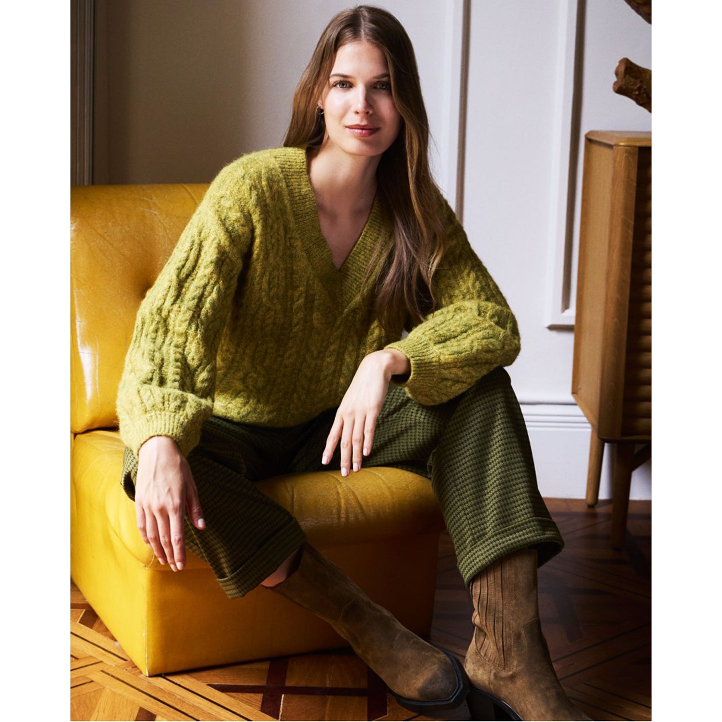 SURKANA - Maglione oversize a trecce-SURKANA-VIALESCARPE