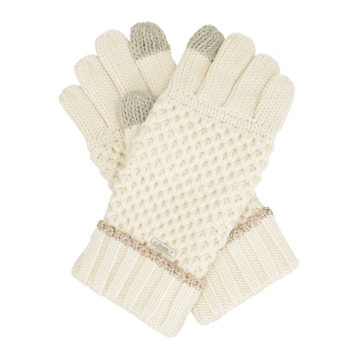 ANEKKE - Guanti in maglia beige-ANEKKE-VIALESCARPE