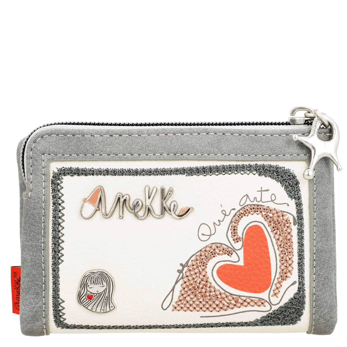 ANEKKE Portafoglio RFID flessibile medio Alma