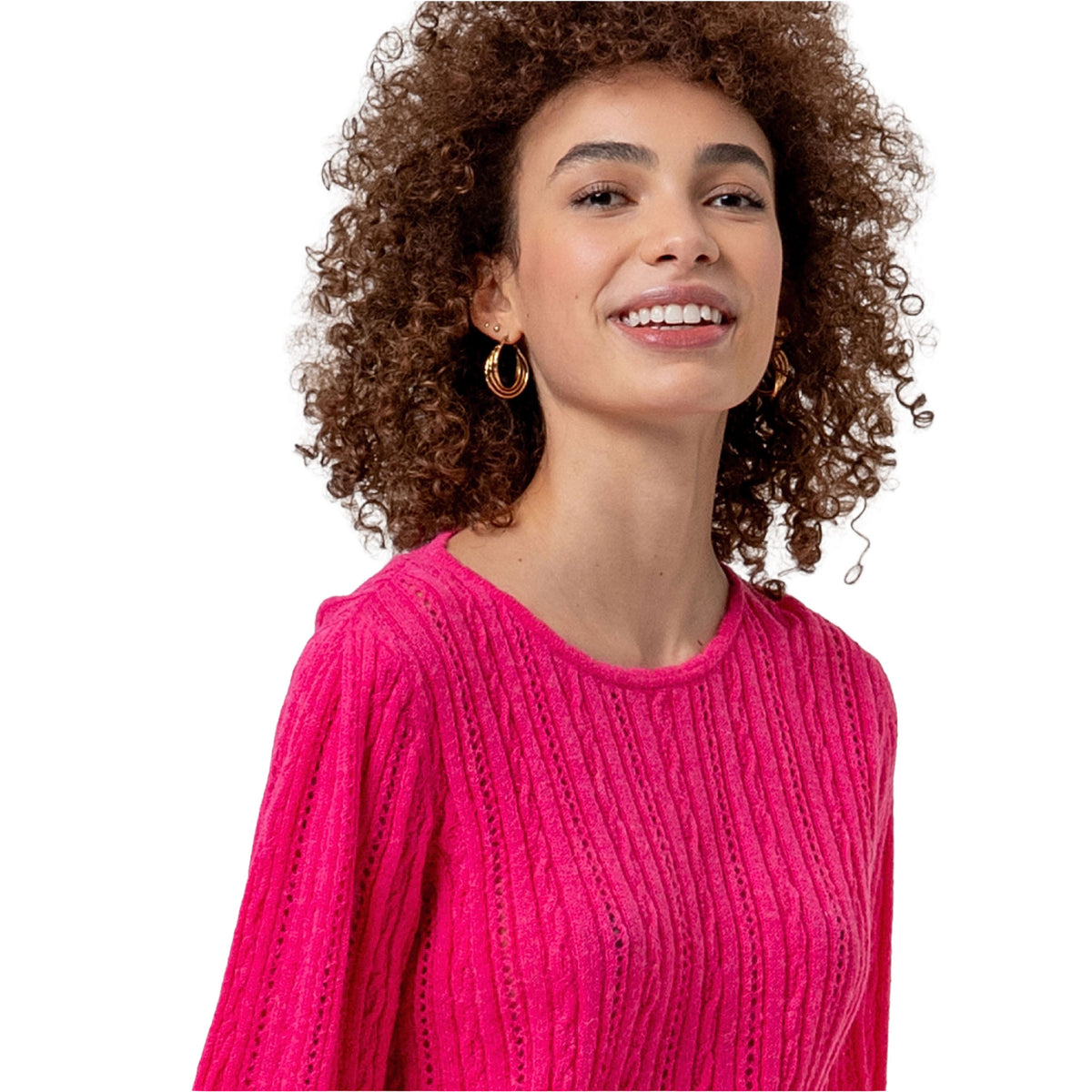 SURKANA Maglione Trafporato in Maglia Cherry