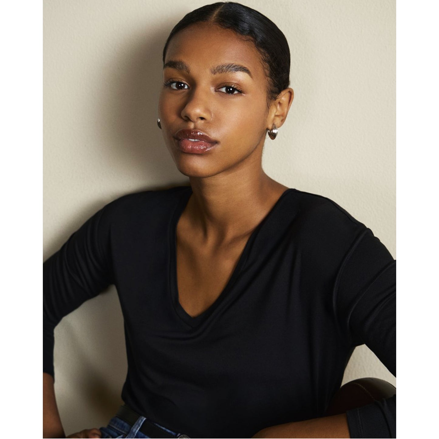 SURKANA - T-shirt ampia con scollo a V-SURKANA-VIALESCARPE