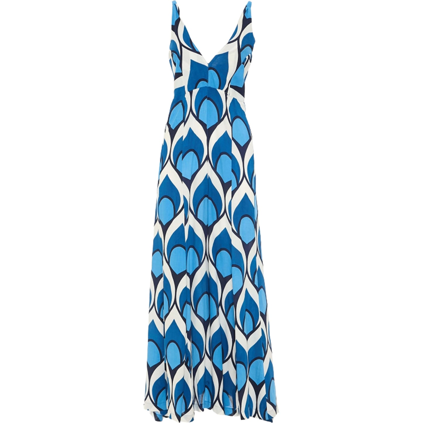 BABA DESIGN Jumpsuit OCEAN HALO Bianco e Azzurro
