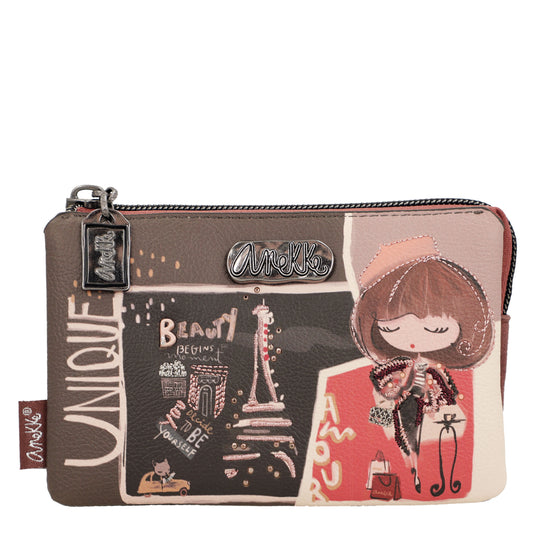 ANEKKE - Portamonete 3 scomparti Mademoiselle