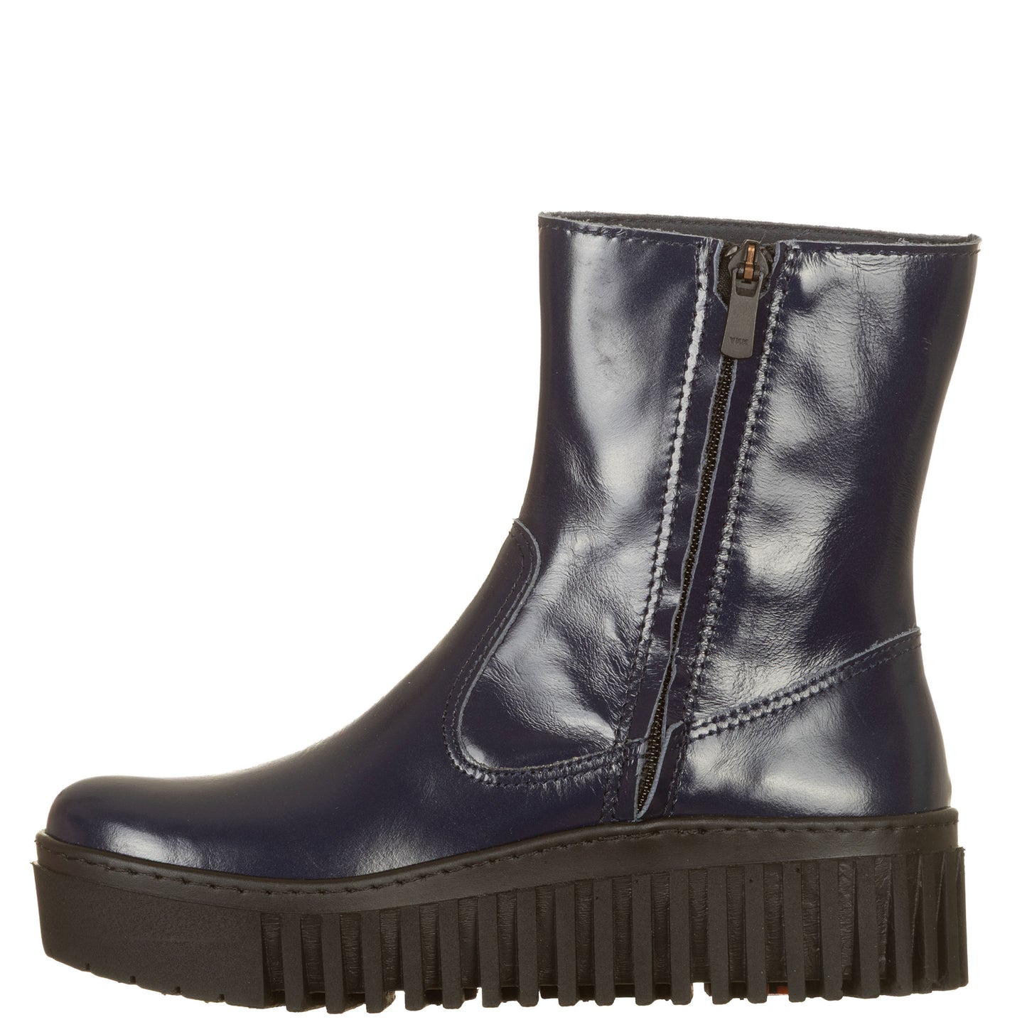 ART Stivaletti Brighton Nappa Shinny Blu Vialescarpe