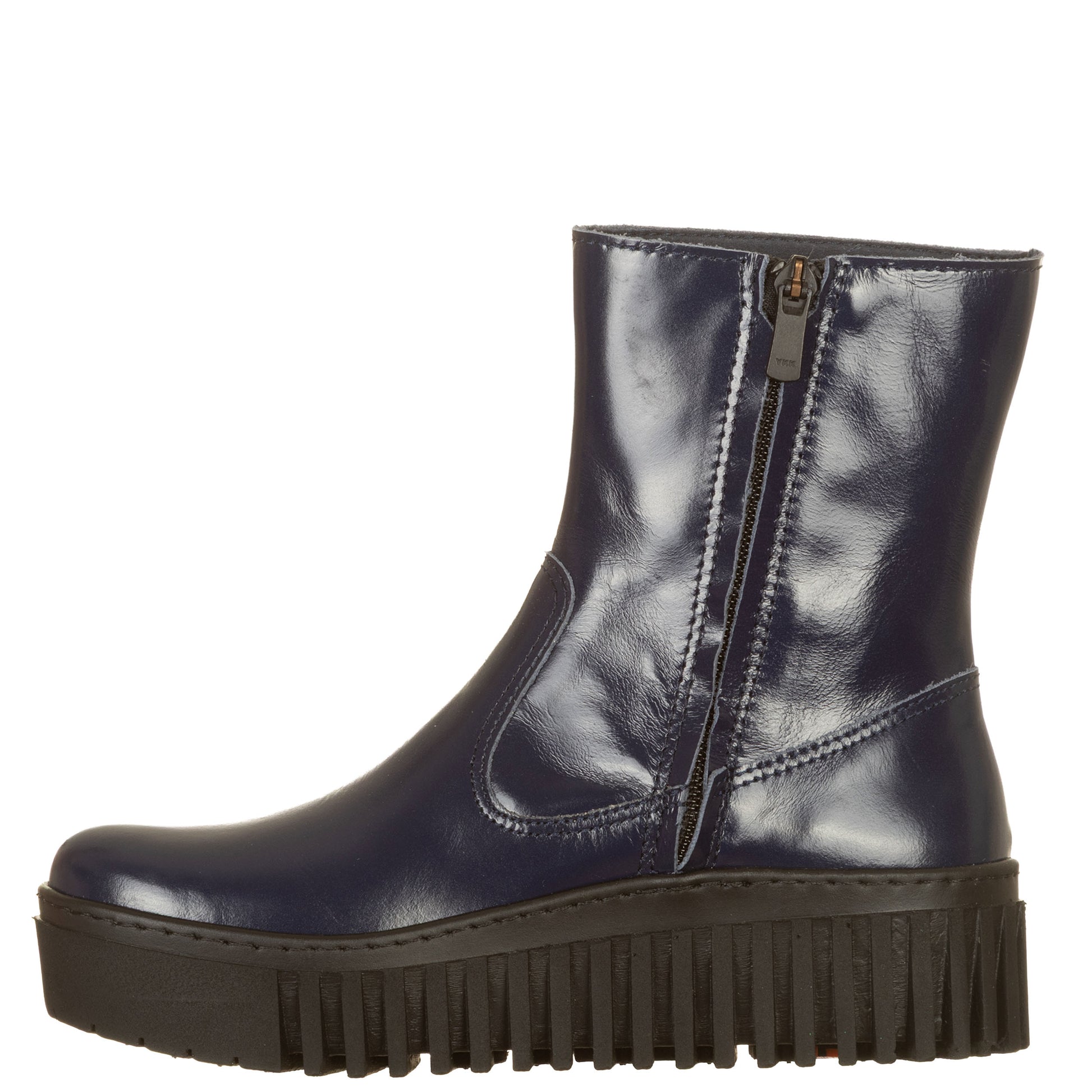 ART Stivaletti Brighton Nappa Shinny Blu Vialescarpe