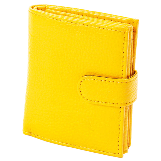Portafoglio Mini Giallo in Pelle